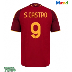 AS Roma Santiago Castro #9 Replika Hjemmebanetrøje 2026-27 Kortærmet